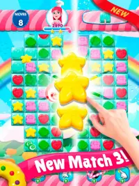 Sweet Sugar Match 3 - Free Candy Smash Game Screen Shot 8