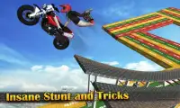 Impossible Track Bike Stunt Race : Cloud Driving Screen Shot 0