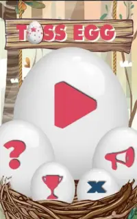 卵投げ：面白いゲーム Screen Shot 0