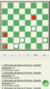 Damas Online Grátis Exercícios Táticos DEMO Screen Shot 3