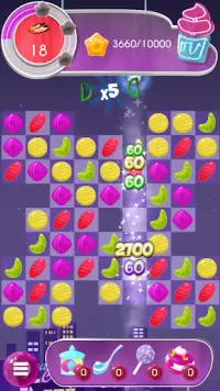 Tasty Candy Cafe: Match 3 Game Screen Shot 4