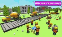 Build River Bridge Sim: River Construction Games Screen Shot 1