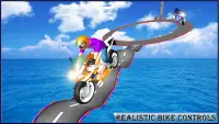 Impossible Moto Bike Racing: Stunts Tracks 3D Screen Shot 9