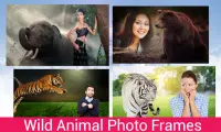 Wild Animal Photo Frames Screen Shot 0
