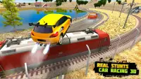 Car vs Train: High Speed Racing Game Screen Shot 2