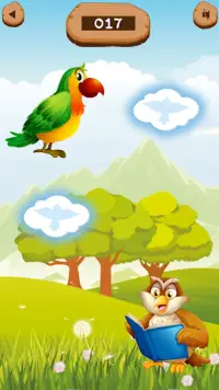 Memory matching games for kids free - Birds Screen Shot 2