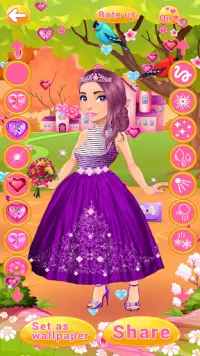 Princess dress up game Screen Shot 4