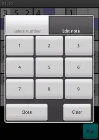 Sudoku Puzzle Game Screen Shot 1