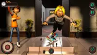 korkunç çılgın öğretmen büyükanne okul oyunları 3D Screen Shot 6