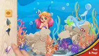 Aquarium mermaid Puzzle for Girl Screen Shot 1