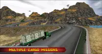 الجيش البضائع المحاكي 3D - مقطورة الناقل واجب Screen Shot 1
