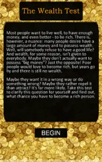 The Wealth Test Screen Shot 0