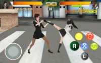 Schoolgirls Battle - Fighting Rumble Arena Screen Shot 0