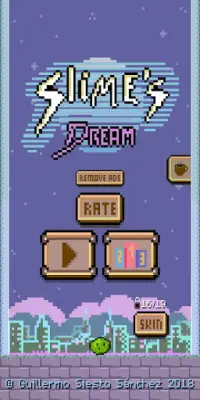 スライムの夢：アーケードスクローラーゲーム Screen Shot 0
