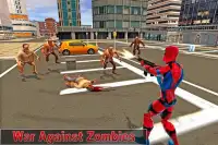 सुपर मकड़ी बनाम ज़ोंबी शूटर - जीवित रहने वाले खेल Screen Shot 1