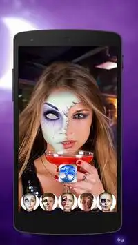 Zombie Photo Booth MakeUp Simulator Screen Shot 1