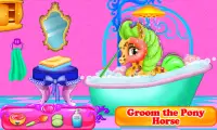 Rainbow Pony Horse Makeover: Pet Grooming Salon. Screen Shot 2