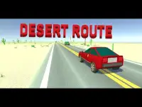 Highway Traffic Racer: DesertRoute Car Run Game 3d Screen Shot 0