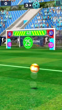 3D Freekick - The 3D Flick Football Game Screen Shot 0