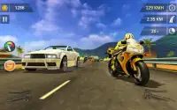 Balapan di Moto Jalan Raya racer Screen Shot 1