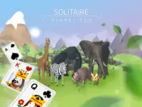 Solitaire Zoo Planet Screen Shot 1