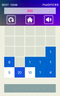 Puzzle numbers - Nuances free Screen Shot 2