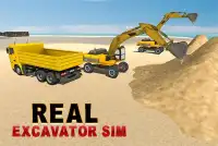 Heavy Excavator Crane Sim 2017 Screen Shot 0