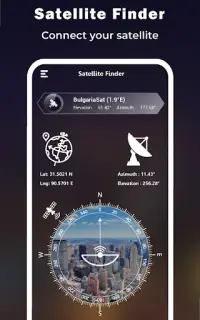 Satellite Finder (Dishpointer) Screen Shot 0