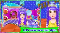 cabello estilo salón 2 - chicas juegos Screen Shot 2