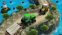 Real Tractor Cargo Offroad Thresher Farming Sim Screen Shot 0