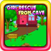 Meisje redt van grot