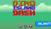 Dino Island Dash Runner Screen Shot 0