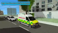cidade Ambulância resgate missão & dirigindo jogos Screen Shot 3