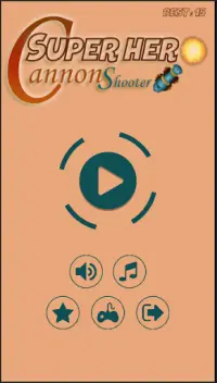 Super Hero Cannon Shooter Screen Shot 0