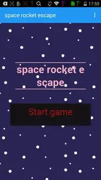 space rocket escape Screen Shot 0
