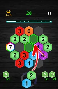 Hexa "7" - Block Puzzle Screen Shot 2