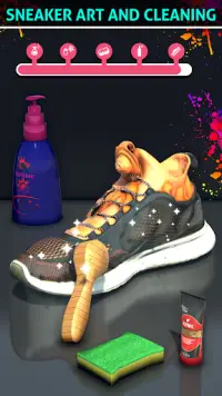 Sneaker Art 3d Sneak Shoe Game Screen Shot 0