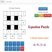 Equation Puzzle Screen Shot 0