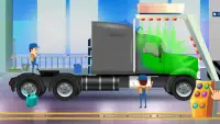 トラックメーカーの工場：車、ガレージでバスを建てる Screen Shot 5