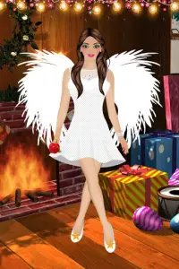 Christmas Girl Dress Up Game Screen Shot 2