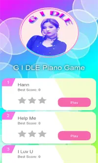 Dumdi G I-DLE New Songs Piano Game Screen Shot 0