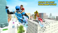 Flying Ice Robot Fighting Game Screen Shot 4