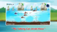 Talking Cat Jetski Screen Shot 0