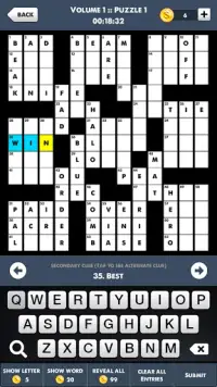 Crosswords Games - Word Puzzle Free Screen Shot 4