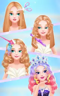 Salón de belleza de princesas Screen Shot 4