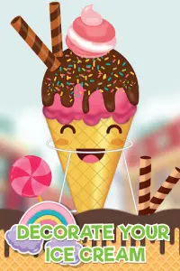Ice cream maker - Ice cream games Screen Shot 0