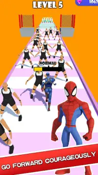 Super Runner Hero：Muscle League Screen Shot 2