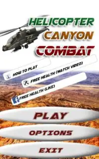 Helicopter Canyon Combat Screen Shot 0