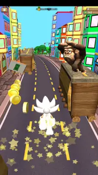 Subway Soni Blue Hedgehog Dash - Endless Run Game Screen Shot 6
