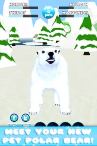 Virtual Pet Polar Bear Screen Shot 0